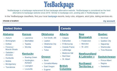 Alberta Backpage Alternative 